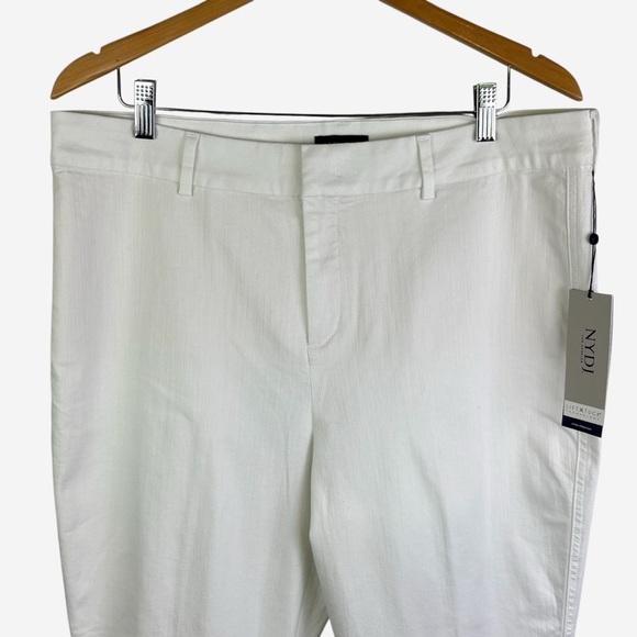 NYDJ Lift & Tuck Ankle Trouser Jean Optic White 16 Petite NEW - Picture 2 of 16